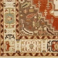 thumbnail image 6 of Hauteloom Texico Wool Living Room, Bedroom Area Rug - Traditional - Rust, Peach, Dark Red - 5'6" x 8'6", 6 of 13