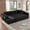 Black, variant on 146" Oversized U-Shaped Modular Sectional Sleeper Sofa, 5-Seat Convertible Couch with 8 Pillows, Corduroy Upholstery, Magazine Pocket, Blue