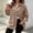 Khaki, variant on Women's Cardigan Winter Tops Casual Fashion Solid Color Lapel Button Up To Long Sleeved Top S-2XL