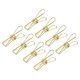 thumbnail image 1 of Clips para mantel Uxcell, abrazaderas de acero al carbono de 70mm para fijar manteles, tono dorado, 8 piezas, 1 of 5