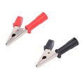 thumbnail image 3 of 10 Unidades Crocodile Clip Cables de Prueba Aislados Abrazadera con 4mm Jack 10mm Apertura Rojo Negro J.60046, 3 of 8