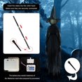 thumbnail image 5 of Halloween Decorations - Outdoor Halloween Witches Large Light Up Holding Hands Screaming Witches Sound,Outdoor Decorations for Home Outside Yard Lawn Garden Party Decoraciones, 5 of 6