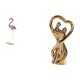 thumbnail image 5 of Estatua de flamenco en resina, escultura de pareja, figura de arte moderno, artesanía única, decoración de resina y cerámica, ideal para bodas, dormit, 5 of 8
