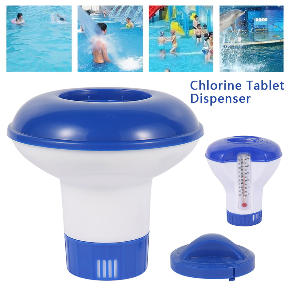 Swimming 7" Pool Floating Chemical 1"/ 3" Chlorine Tablet Tabs Dispenser Floater 
