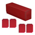 thumbnail image 4 of koolsoo Boîte de Deck de Cartes à Collectionner Étui de Protection Durable pour 400+ Cartes Transport Rouge A, 4 of 9