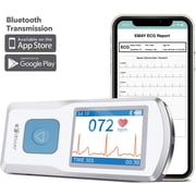 EMAY Portable ECG Monitor (for iPhone & Android, Mac & Windows) | Wireless EKG Monitoring Devices with Heart Rate & Rhythm Tracking