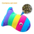 thumbnail image 3 of 3 Pcs Jouet Poisson Chat Jouet à l'Herbe à Chat Jouet à Mâcher Jouet Mignon pour Animal de Compagnie, 3 of 5