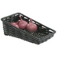 thumbnail image 4 of HUBERT® Storage Basket Rectangular Black Plastic - 7 1/2"L x 12"D x 1 1/2" to 4"H, 4 of 7