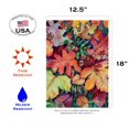 thumbnail image 2 of Toland Home Garden Fallen Leaves Leaves Fall Flag Double Sided 12x18 Inch, 2 of 5