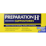 Preparation H Hemorrhoidal Suppositories ~ 56 Count