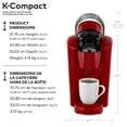 thumbnail image 2 of Keurig K-Compact Single Serve K-Cup Pod Coffee Maker, 2 of 7