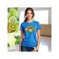 thumbnail image 1 of Playera Blusa De KIWI – Estilo Tropical que Te Llena de Vida Ropa Para Mujer Color Aqua Talla Extra Grande Marca Emil SaEs, 1 of 4