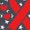 Heather Navy, variant on Warrior USA Flag Blood Cancer Awareness Month Red Ribbon TShirt
