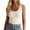 CU51_Beige, variant on Womens Tank Tops Scoop Neck Sleeveless Ribbed Tank Summer Basic Thick Strap Slim Fitted Racerback Tops Brown S