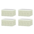 thumbnail image 1 of Faldones de Mesa de Flecos de Papel Metalizado Unique Bargains Dorado Claro 29x108 pulgadas 4 Uds, 1 of 4