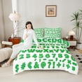 thumbnail image 4 of Castle Fairy Personalized Initial Alphabet 2Pcs Bedding Comforter Set for Teens Women Men,Cartoon Number Twin Comforter Sets,Bling Glitter Breathable Bedding Set,Microfiber Bedroom Decor, 4 of 8