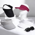 thumbnail image 3 of Hengguang 4Pack Sports Sun Visor Hats for Men & Women, UV Protection Adjustable Quick-Dry Golf Cap for Summer, Beach, Tennis, Outdoor Activities, Unisex Sun Hat with Sweatband, 3 of 7