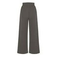 thumbnail image 5 of FAIWAD Sweatpants Women Casual Wide Leg Drawstring Pants Loose Comfy High Waisted Lightweight Joggers with Pockets, 5 of 7
