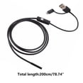 thumbnail image 1 of Usb To Usb C, Usb C To Usb, 3 in 1 Usb Endoscope Type C Borescope 7Mm Inspection Snake Camera Hd Ip67 with 6 Adjustabl Leds Tpye-C Interface, Android Interface, and Pc Computer Interfac, 1 of 5