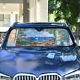 thumbnail image 4 of Yayeee Car Windshield Sun Shade Universal Fit Front Visor Protector, Sea Window, 4 of 8