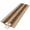 thumbnail image 2 of Runner Rug 2 x 6 Ft, Brown Wood Grain Washable Non-Slip Floor Mat for Kitchen Hallway/Entryway, Ombre Rustic Retro Wooden Plank Long Kitchen Runner Area Rugs for Living Room, Low-Profile, 2 of 7