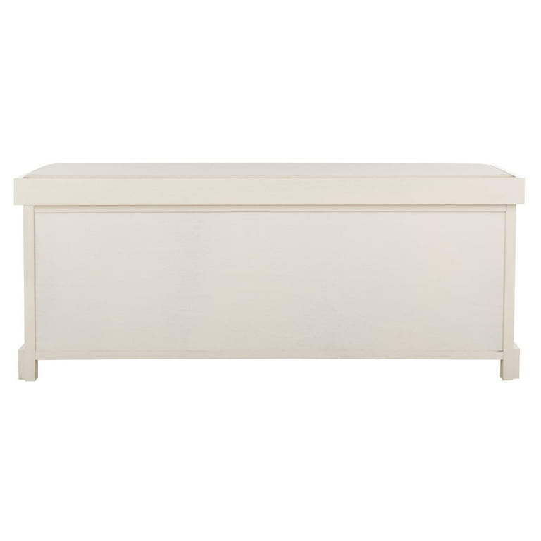 Santa Cruz Upholstered Cubby Storage Bench 20 H x 47 W x 16