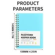 Password Book Password Book Password Book with Personal Alphabet Label Internet Address And Password Headquarters Password Logpassword Book with Alphabetical Tabs Assword Book Spiral