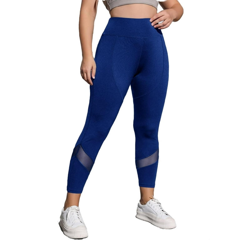 Royal blue leggings clearance walmart
