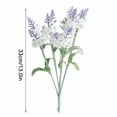 thumbnail image 2 of 2pcs 10 Heads Artificial Lavender Plant Simulation Decor for Parties Home Bedroom Tool  White, 2 of 9