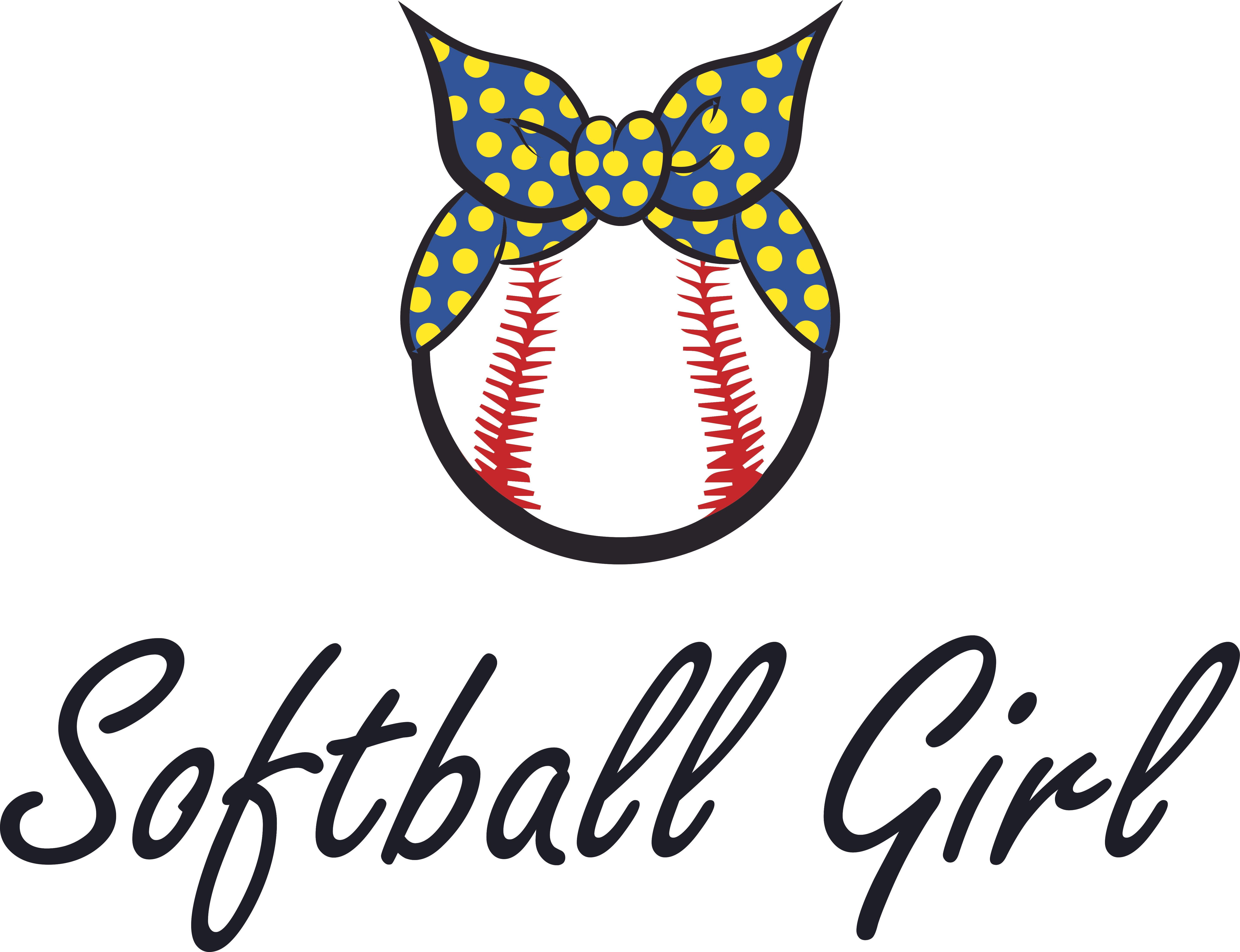 Softball Girl Wall Decals For Atheletes Fans Athletic Bedroom Home ...