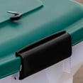 thumbnail image 2 of IRIS USA Conteneur de Stockage de Nourriture pour Animaux, Bac Hermétique avec Roues, 42 lbs, Vert, 2 of 7