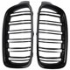 thumbnail image 2 of Bright black car front double kidney grille compatible with BMW 3 series F30 F31 F35 2012-2018, 2 of 5