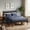 Black, variant on CONCETTA 14 Inch Full Size Metal Platform Bed Frame with Wooden Headboard and Footboard, Mattress Foundation, No Box Spring Needed, Large Under Bed Storage, Non-Slip Without Noise, Black