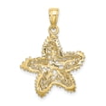 thumbnail image 4 of 10k Starfish Filigree Charm, 4 of 4