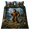 US Baby Twin (60x80), variant on Lotusprint LLC 2D Print Bigfoot Moon Forest Bedding Set (60x80), Blue Woodland Bedroom Decor For Sasquatch Lovers