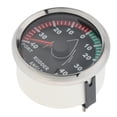thumbnail image 1 of LOVIVER Rudder Angle Indicator Gauge&Mating Sensor 85mm 0-190 Black Chrome 900-00071, 1 of 8