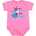 thumbnail image 3 of Inktastic My First 4th of July with Dinosaur Boys or Girls Baby Bodysuit, 3 of 5