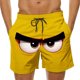 thumbnail image 1 of Pantalones Cortos de Cintura Elástica Divertidos Impresos Pantalones Cortos de Playa Secos Rápidos con Bolsillos, 1 of 5