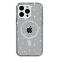 thumbnail image 2 of Allytech Magnetic Case for iPhone 14 Pro Glitter Clear for Women Girls, [Anti-Yellowing] Sparkle Bling Girly Cute Phone Case Compatible with MagSafe, Soft TPU Slim Thin Cover, Gray, 2 of 8