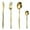 Gold, variant on Stainless Steel Tableware Western Fork And Spoon 4 Piece Set European Steak And Fork Gold Tableware Set Plate Mat Set 4 round Table round Table Kitchen Set Raffia Trivet Dining Table Runner Set for 8