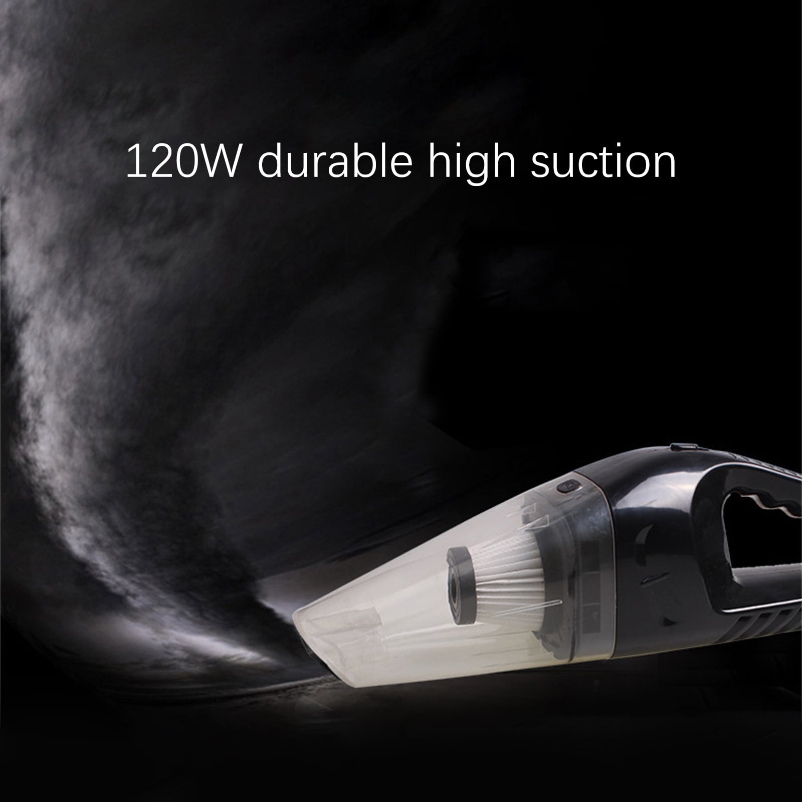High-Power 120W Wet and Dry Hose Vacuum Cleaner, Vehicle Mounted Strong Suction for Car, Home and Upholstery, Multi-Use Nozzle, Portable Heavy-Duty Vacuum, Efficient Dirt Removal