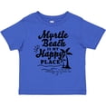 thumbnail image 3 of Inktastic Myrtle Beach is My Happy Place with Palm Trees Boys or Girls Toddler T-Shirt, 3 of 5