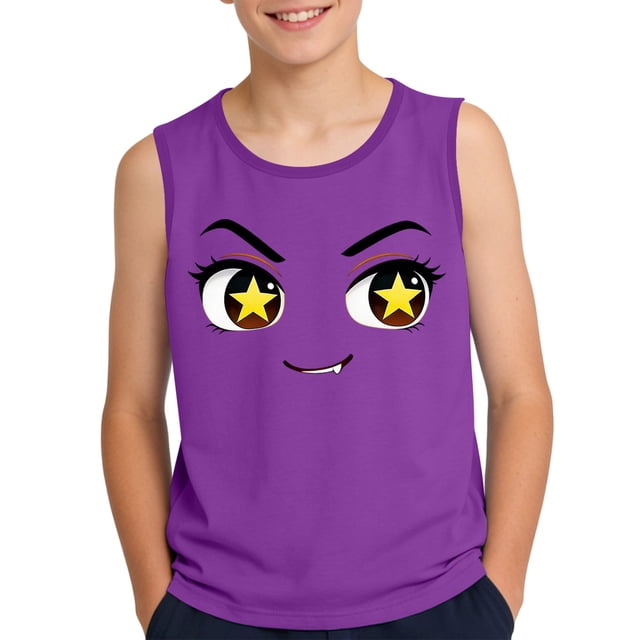 Niños Pequeños Camisola sin Mangas Suave Gradiente Impresión Moda Lindo Fondo para el Uso Casual Y Ocasiones Especiales
