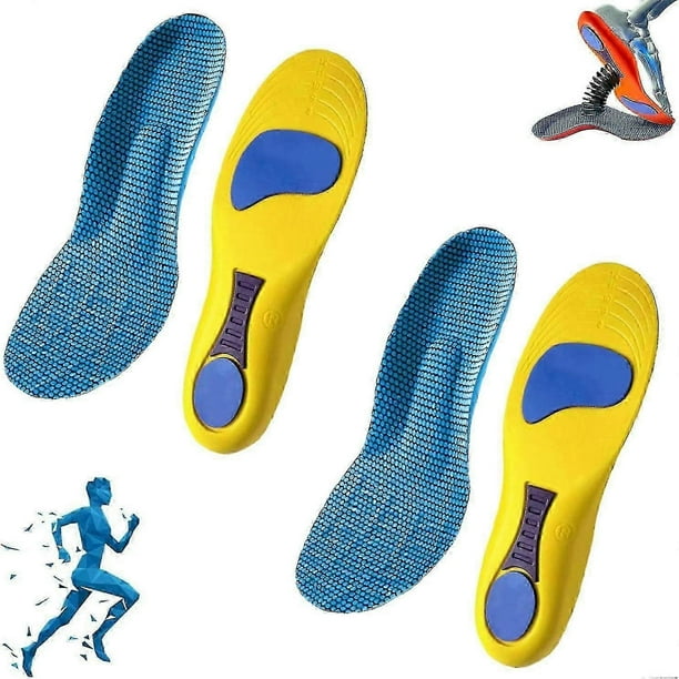 Plantillas ortopédicas para soporte de arco, plantillas cómodas para fascitis plantar, plantillas ortopédicas cómodas para calzado deportivo de trabajo - FPJ23