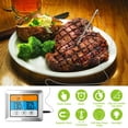 thumbnail image 6 of Digital Meat Thermometer Food Thermometer Oven Safe Timer with 3.2" Large Color Touch Screen for Grilling Roasting Turkeys, BBQ, Oven Cooking, 6 of 9