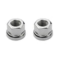 thumbnail image 1 of Axle Lock Nut Set, M9 M10 Flange Fastening Screw for Bicycle Front and Rear Wheel Hub, Flower Drum Locknut Accessory, 1 of 3