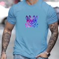 thumbnail image 1 of Camiseta Con Impresión De Calavera De Conejo, Camiseta Cómoda Y Elegante Para Hombres, Camiseta Gráfica Ropa De Verano Para Hombres Al Aire Libre, Ropa De Hombre, Tops Para Hombres, Regalo Para Hombre, 1 of 4