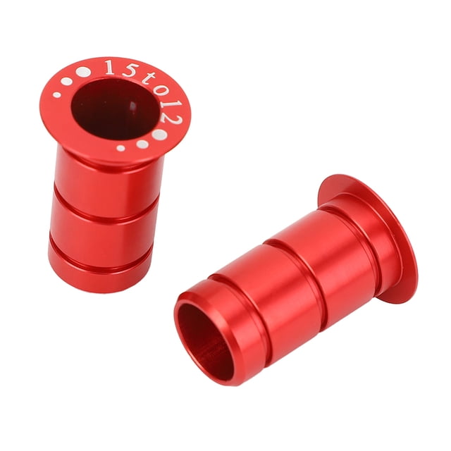 Mountain Road Cycle Hub Thru Axle Adapter Aluminum Alloy 15MM to 12MM Front Adapter