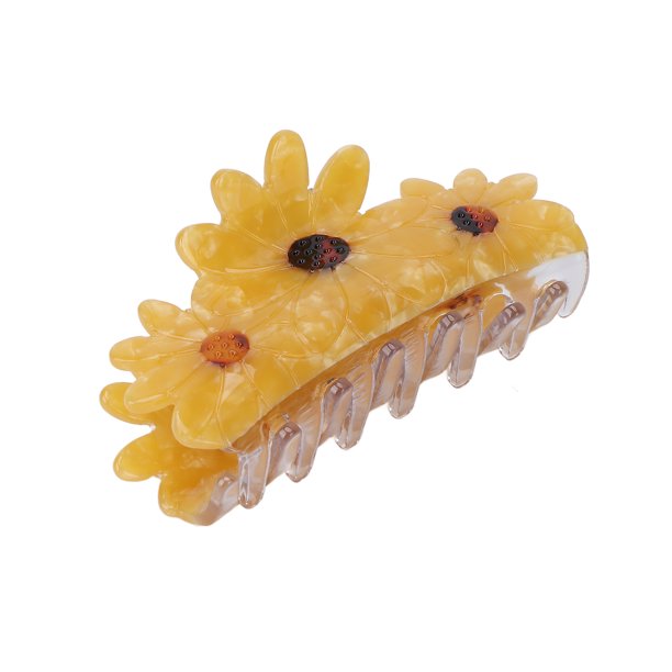 Clip En Forma De Garra Para El Cabello Con Flores, Uso Cómodo Clip En Forma De Garra Para El Cabello Los Bordes Redondeados Evitan Que El Cabello Se Deslice Para El Uso Diario YLSHRF Otros