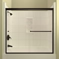 thumbnail image 2 of Arizona Shower Door ET17257CHCLR 57.38 x 72 in. ETE Euro Tub Enclosure Shower Door with Showerhead Right - Chrome, 2 of 5